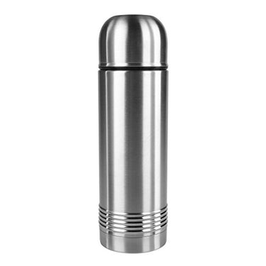 Emsa 618101600 Senator Isolierflasche, Thermosflasche, mobiler Kaffeebecher, 1000ml, Thermobecher, Isolierbecher, Safe Loc Verschluss, edelstahl im Sale
